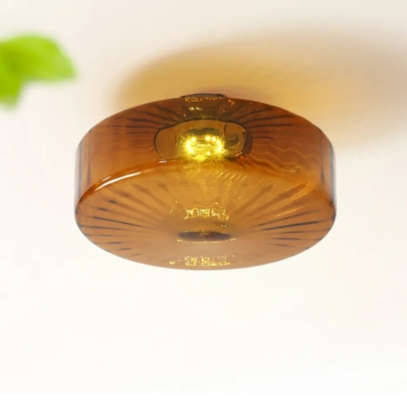 Bauhaus glass ceiling light - Picture 6 of 10